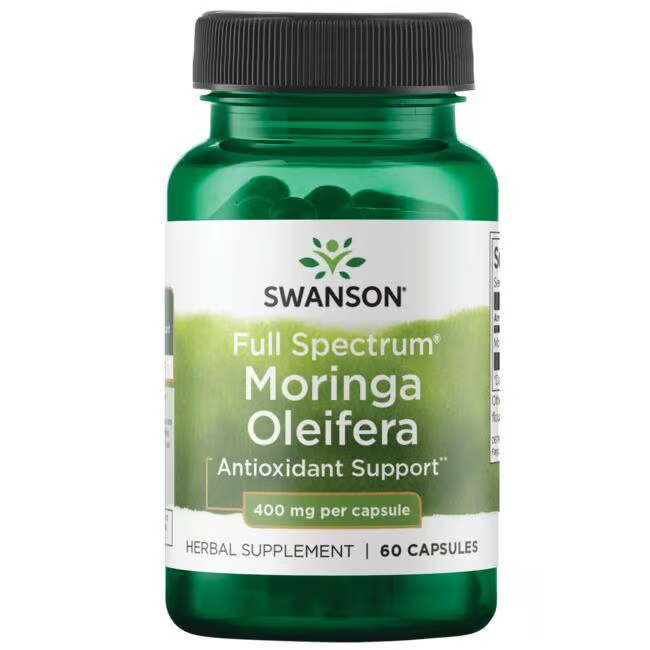 Full Spectrum Moringa Oleifera 400 mg 60 Capsules