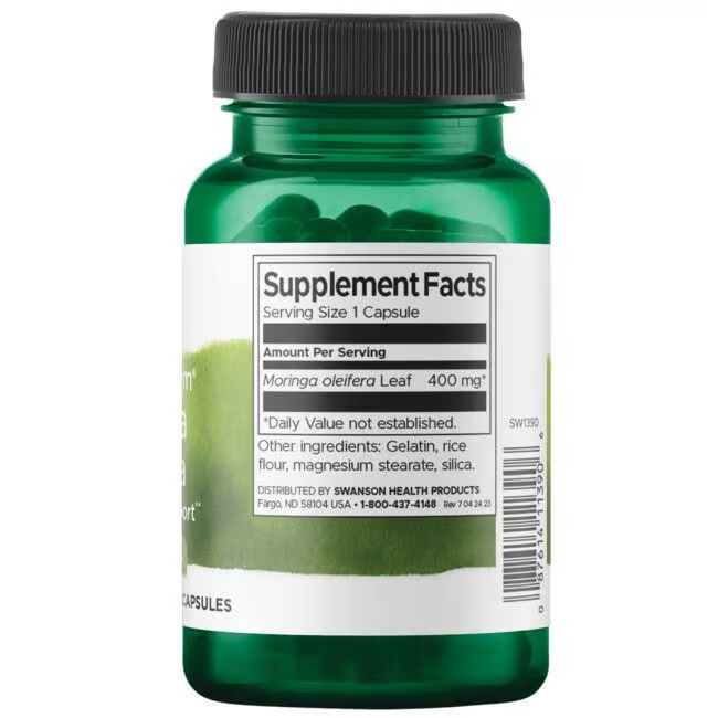 Full Spectrum Moringa Oleifera 400 mg 60 Capsules