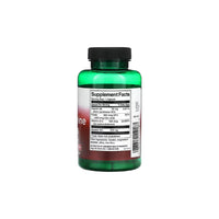 Thumbnail for A bottle of Swanson Homocysteine Formula 120 Capsules in green features a label that showcases supplement facts, ingredients, and dosage information in black and white text. Designed to support cardiovascular health, the bottle is topped with a sleek black cap.