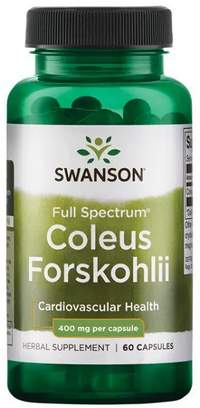 Miniatura per Swanson Coleus Forskohlii - 400 mg 60 capsule.