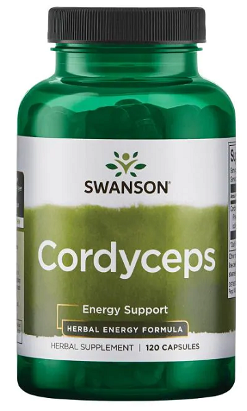 Swanson Cordyceps - 600 mg 120 capsule integratore energetico capsule.