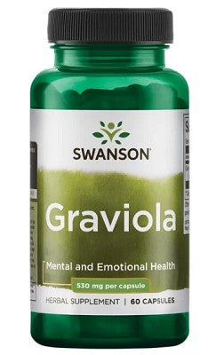 Swanson Graviola - 530 mg 60 capsule.