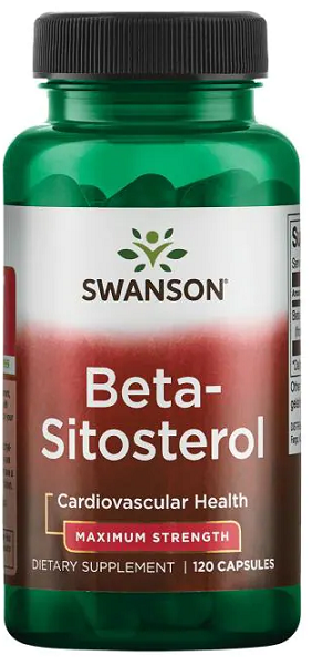 Swanson Beta-Sitosterolo - 80 mg 120 capsule, un integratore alimentare.