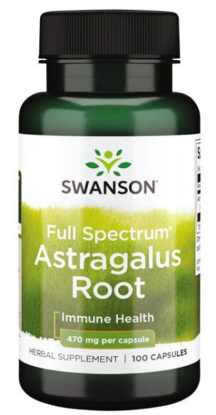 Swanson Radice di astragalo - 470 mg 100 capsule.