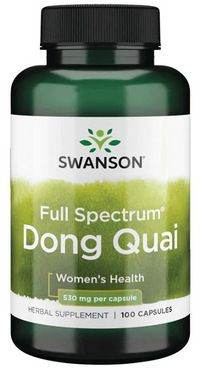 Miniatura per Swanson dong quai - 530 mg 100 capsule capsule per la salute delle donne.