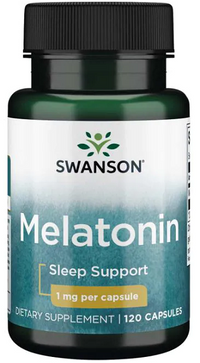 Miniature per Swanson Melatonina - 1 mg 120 capsule supporto al sonno.
