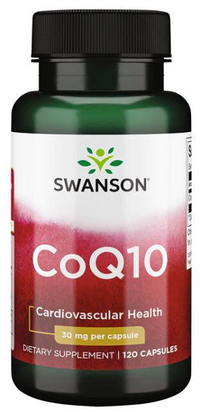 Miniature per Swanson Coenzima Q10 - 30 mg 120 capsule per la salute cardiovascolare.