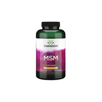 Thumbnail for The Swanson MSM Joint Health supplement comes in a bottle of 250 capsules, each containing 500 mg of methylsulfonylmethane, an organic sulfur compound.