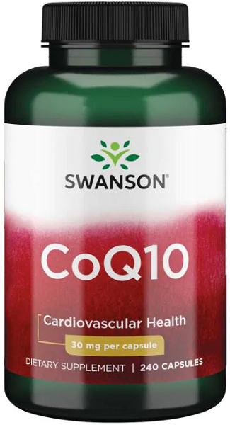 Swanson Coenzima Q1O - 30 mg 240 capsule.