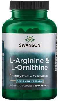 Anteprima per L-Arginina - 500 mg e L-Ornitina - 250 mg 100 capsule - fronte 2