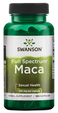 Miniature per Swanson Maca - 500 mg 100 capsule.