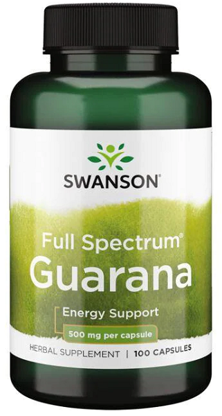 Swanson Guaranà - 500 mg 100 capsule supporto energetico.
