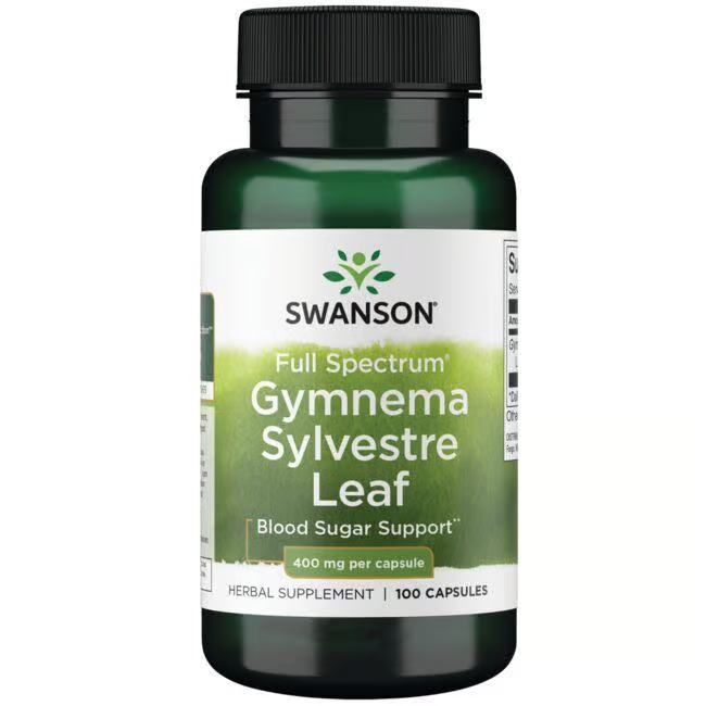 Gymnema Sylvestre Leaf 400 mg 100 Capsules