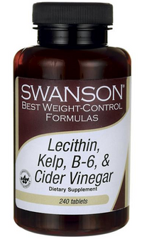 Anteprima per Lecitina, kelp, B6 e aceto di sidro - 240 compresse - fronte 2