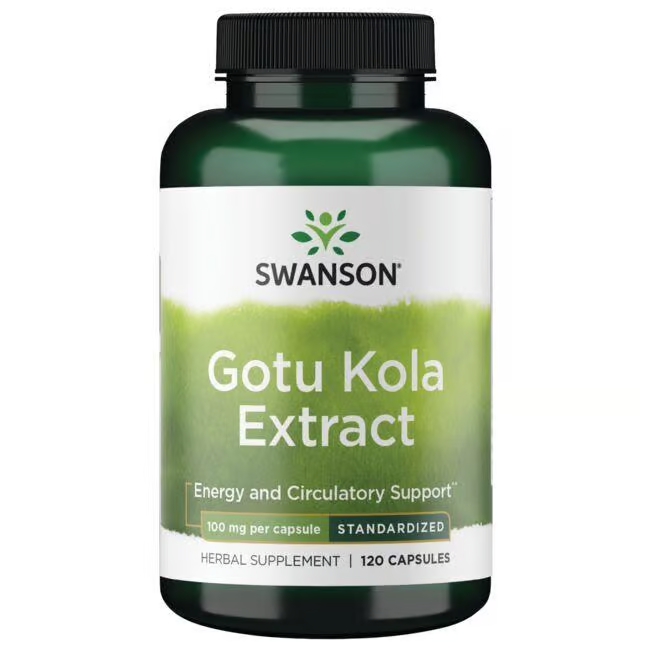 Gotu Kola Extract - Standardized 120 Capsules