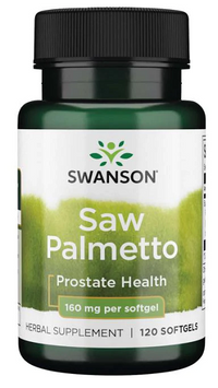 Anteprima per Swanson Saw Palmetto - 160 mg 120 capsule softgel, per la salute del tratto urinario e della prostata.