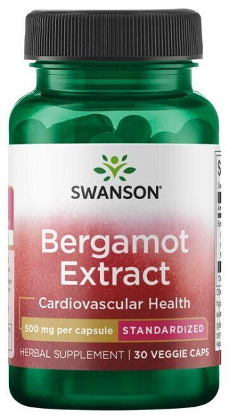 Swanson Estratto di bergamotto 500 mg 30 vcaps integratore alimentare.