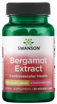 Miniatura per Swanson Estratto di bergamotto 500 mg 30 vcaps integratore alimentare.