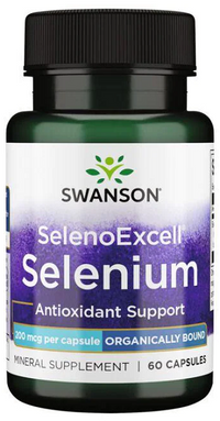 Anteprima per Swanson Le capsule di supporto antiossidante al selenio SelenoExcell sono un potente integratore di selenio - 200 mcg 60 capsule che fornisce assistenza cardiovascolare e supporta il mantenimento della prostata.