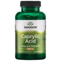 Thumbnail for Caprylic Acid 600 mg 60 Softgels