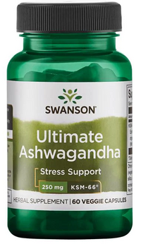 Miniature per Ashwagandha - KSM-66 - 250 mg 60 capsule vegetali - fronte