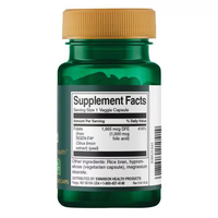 Thumbnail for Swanson's Folic Acid - 1000 mcg Real Food veggie capsules come in a green bottle and feature a label highlighting 1,665 mcg DFE of folate. It includes rice bran and hypromellose, offering enhanced pregnancy support through Vitamin B9 (folic acid) supplementation.