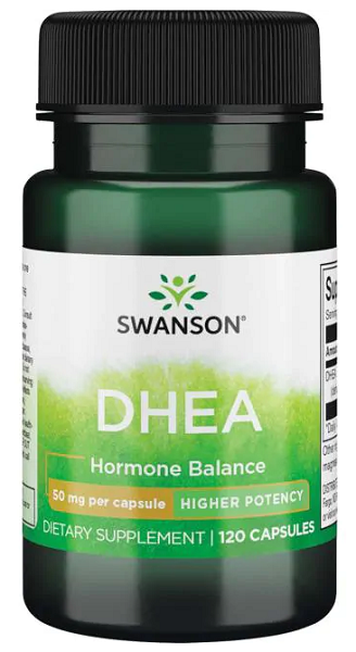 Swanson DHEA - 50 mg 120 capsule Capsule per l'equilibrio ormonale.