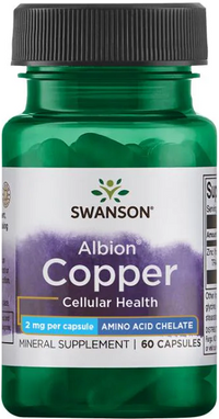Miniature per Swanson Rame - 2 mg 60 capsule Albion Chelated cellular health 60 capsule.