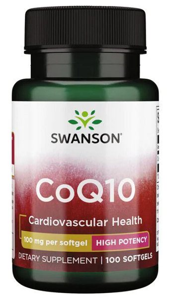 Swanson Coenzima Q10 100 mg 100 capsule softgel.