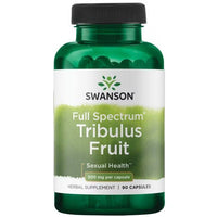 Thumbnail for Bottle of Swanson Tribulus Fruit 500 mg 90 Capsules herbal supplement for sexual and hormonal health.