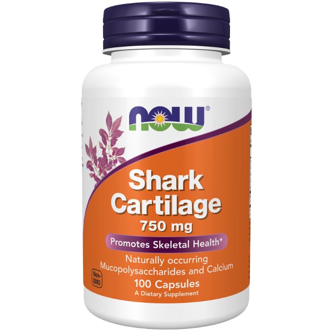 Shark Cartilage 750 mg 100 Capsules - front 