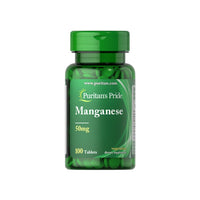 Miniatura per Un flacone di Puritan's Pride Manganese 50 mg 100 compresse.