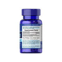 Miniatura di un flacone di DHEA - 25 mg 100 compresse con etichetta blu. (Nome del marchio: Puritan's Pride)