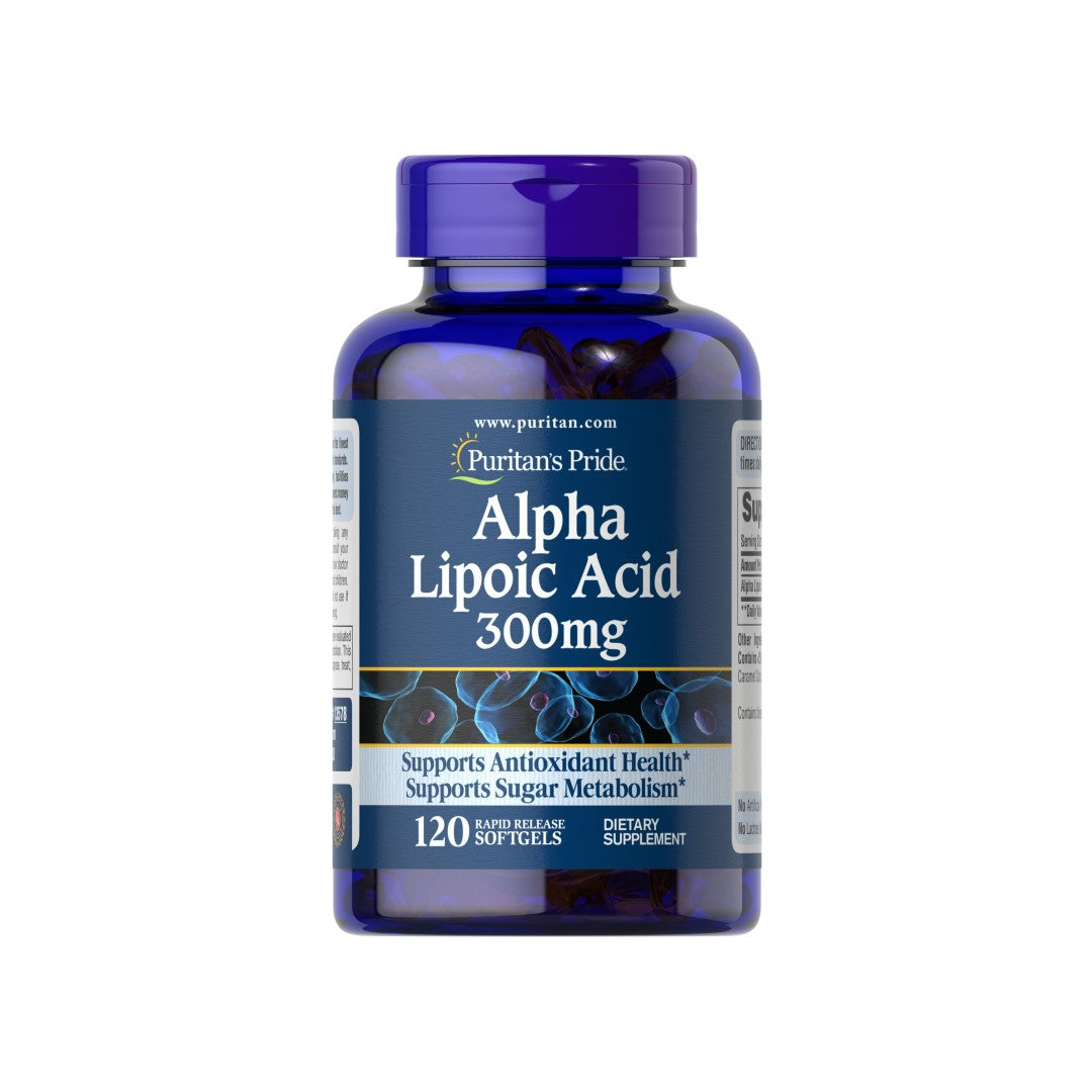 Puritan's Pride Acido alfa lipoico - 300 mg 120 softgel.