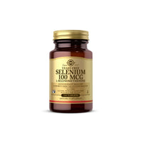 Miniatura per Un flacone di Solgar Selenium 100 mcg 100 compresse di L-Selenometionina, un antiossidante che rafforza il sistema immunitario.