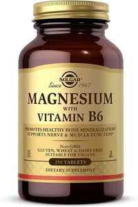 Anteprima di un flacone di Solgar Magnesio con Vitamina B6 250 Compresse.
