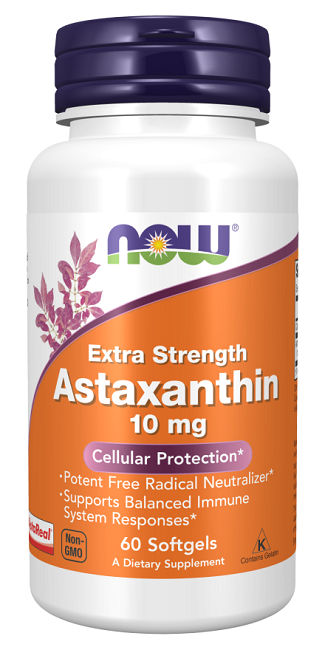 Now Now Foods astaxantina extra forte 10 mg.