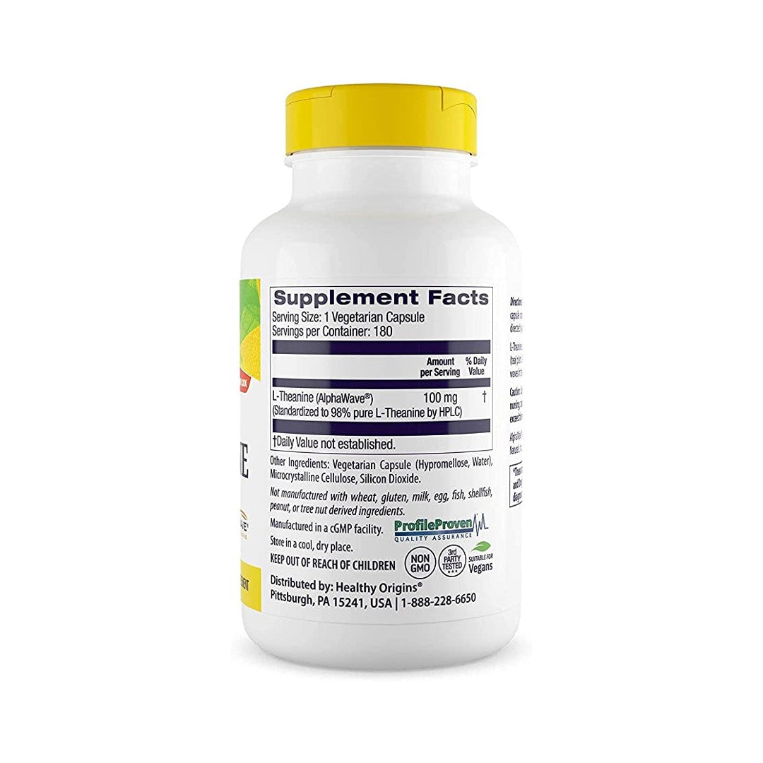L-Teanina 100 mg (AlphaWave) 180 capsule vegetali - Informazioni sull'integratore