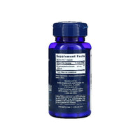 Miniatura per Il retro di un flacone blu degli integratori DHEA 50 mg 60 capsule di Life Extension.