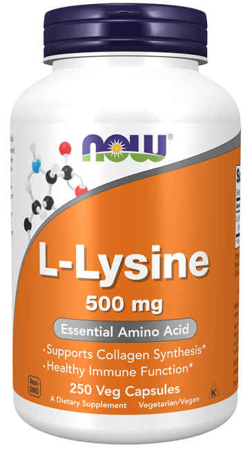 Now Foods Lisina 500 mg 250 Capsule Veg.