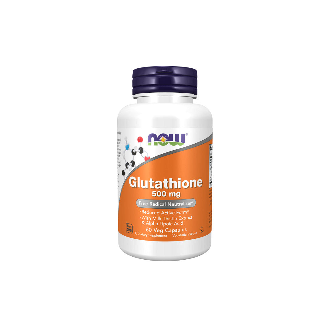 Now Foods Glutatione 500 mg 60 Capsule Vegetali.