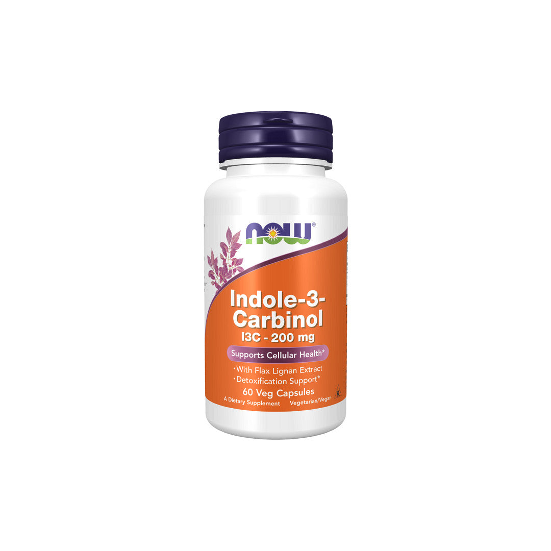 Now Foods Indolo 3 Carbinol 200 mg con Lingans 60 Capsule Vegetali.