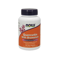 Anteprima per Now Foods Quercetin with Bromelain 120 capsule vegetali è un integratore alimentare studiato per sostenere il sistema immunitario e promuovere la funzione immunitaria stagionale. Contiene quercetina, un antiossidante naturale che ha dimostrato.