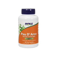 La miniatura di Now Foods Pau D'Arco 500 mg Corteccia Interna - 60 Capsule è stata sostituita da Now Foods Pau D Arco 500 mg 100 capsule vegetali.