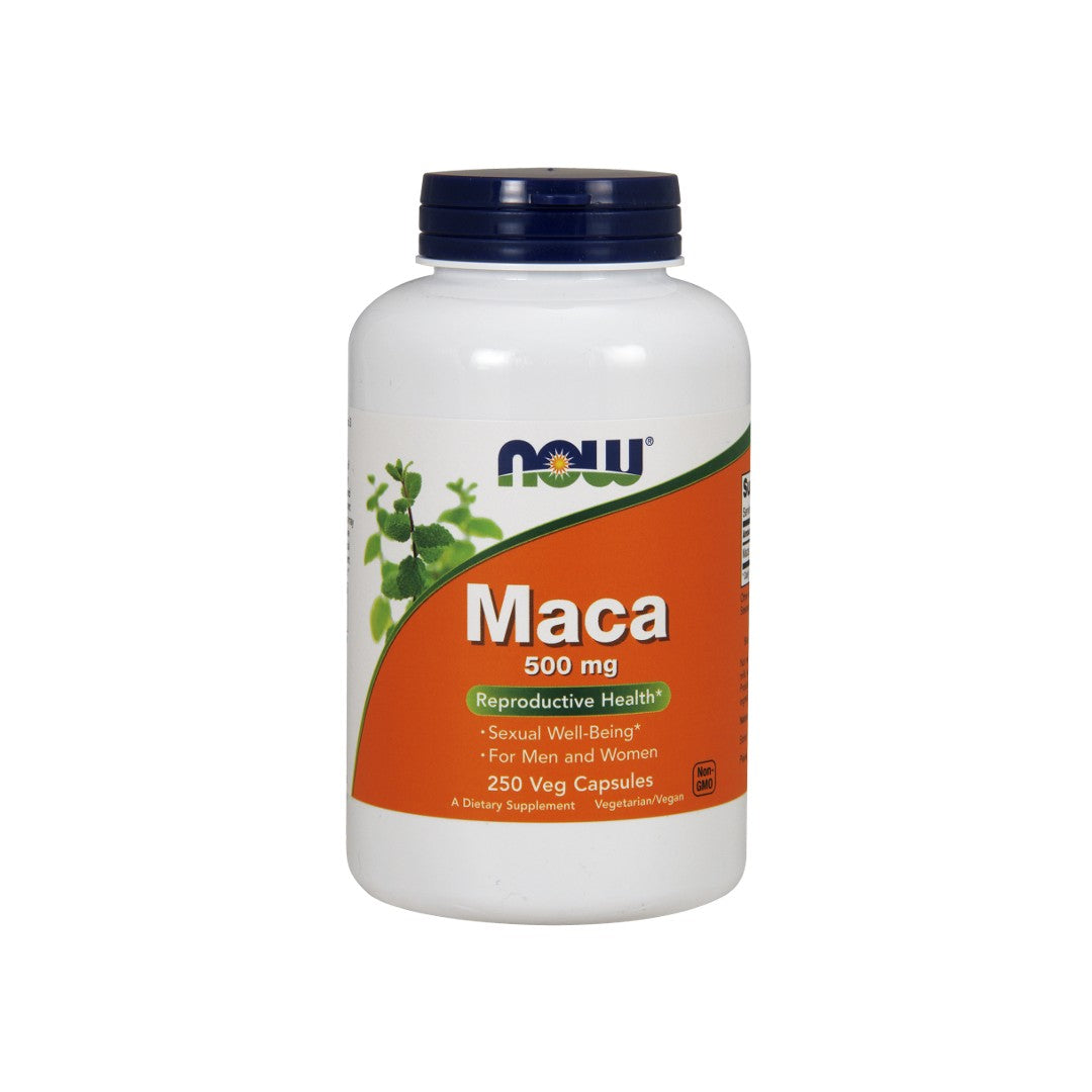 Now Foods Maca 500 mg 250 capsule vegetali.