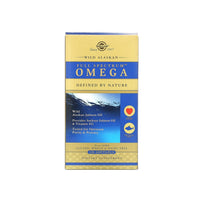 Thumbnail for Solgar's Wild Alaskan full spectrum Omega 120 softgels, enriched in winter, containing omega 3 and fish oil.