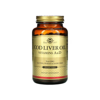 Miniatura per un flacone di Solgar Olio di fegato di merluzzo in capsule Vitamina A e D 250 softgel.