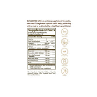 Miniatura dell'etichetta dell'integratore A Solgar Quercetin Complex with Ester-C Plus 50 Capsule Vegetali che mostra gli ingredienti per la salute immunitaria, tra cui la vitamina C.