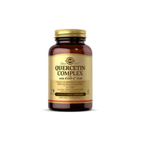 Anteprima per Solgar's Quercetin Complex with Ester-C Plus - 50 capsule vegetali. Questo integratore alimentare supporta la salute del sistema immunitario e contiene vitamina C.