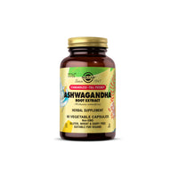 Miniatura per un flacone di Solgar Ashwagandha 400 mg 60 capsule con vitamina c.